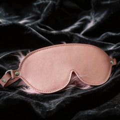 Blush Veil Leather Blindfold