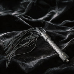Midnight Discipline Leather Flogger