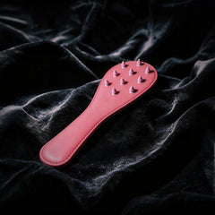 Rose Thorn Studded Leather Paddle